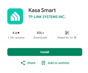 Kasa Smart app